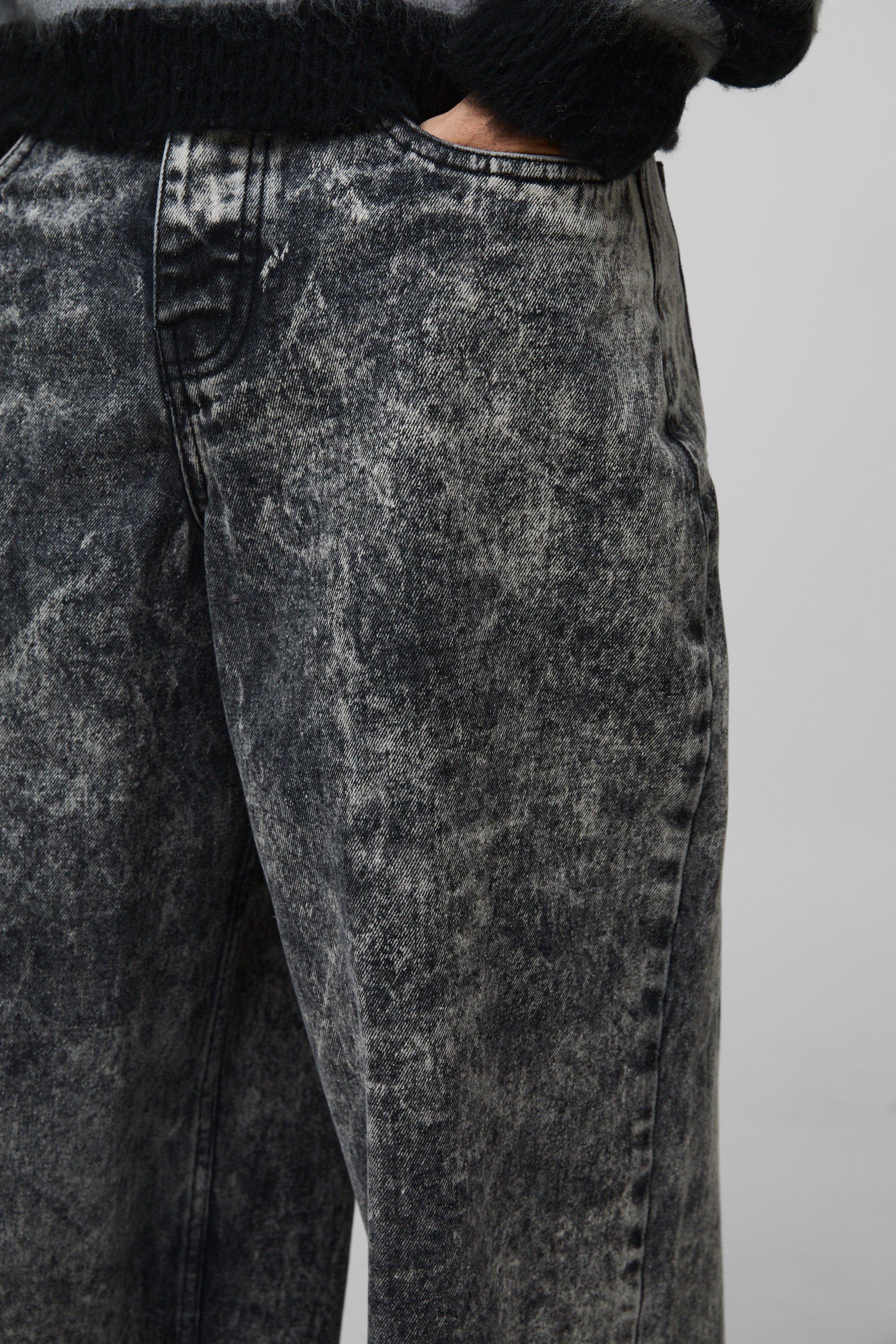 Parachute Rigid Acid Wash Denim Jeans | boohoo USA